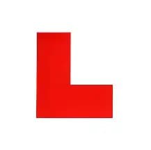 Learner L plate